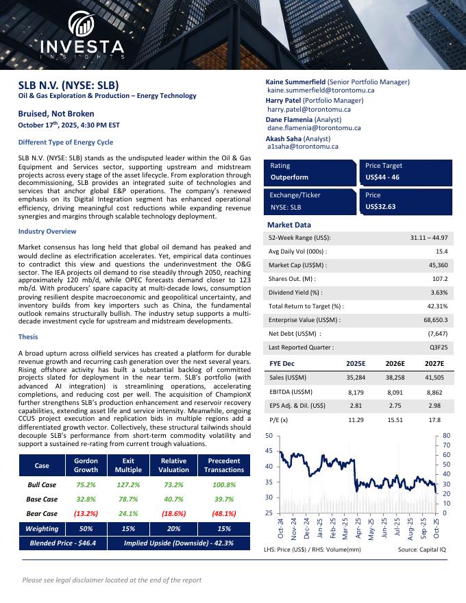 Cover preview of SLB N.V. (SLB) – Equity Research Report